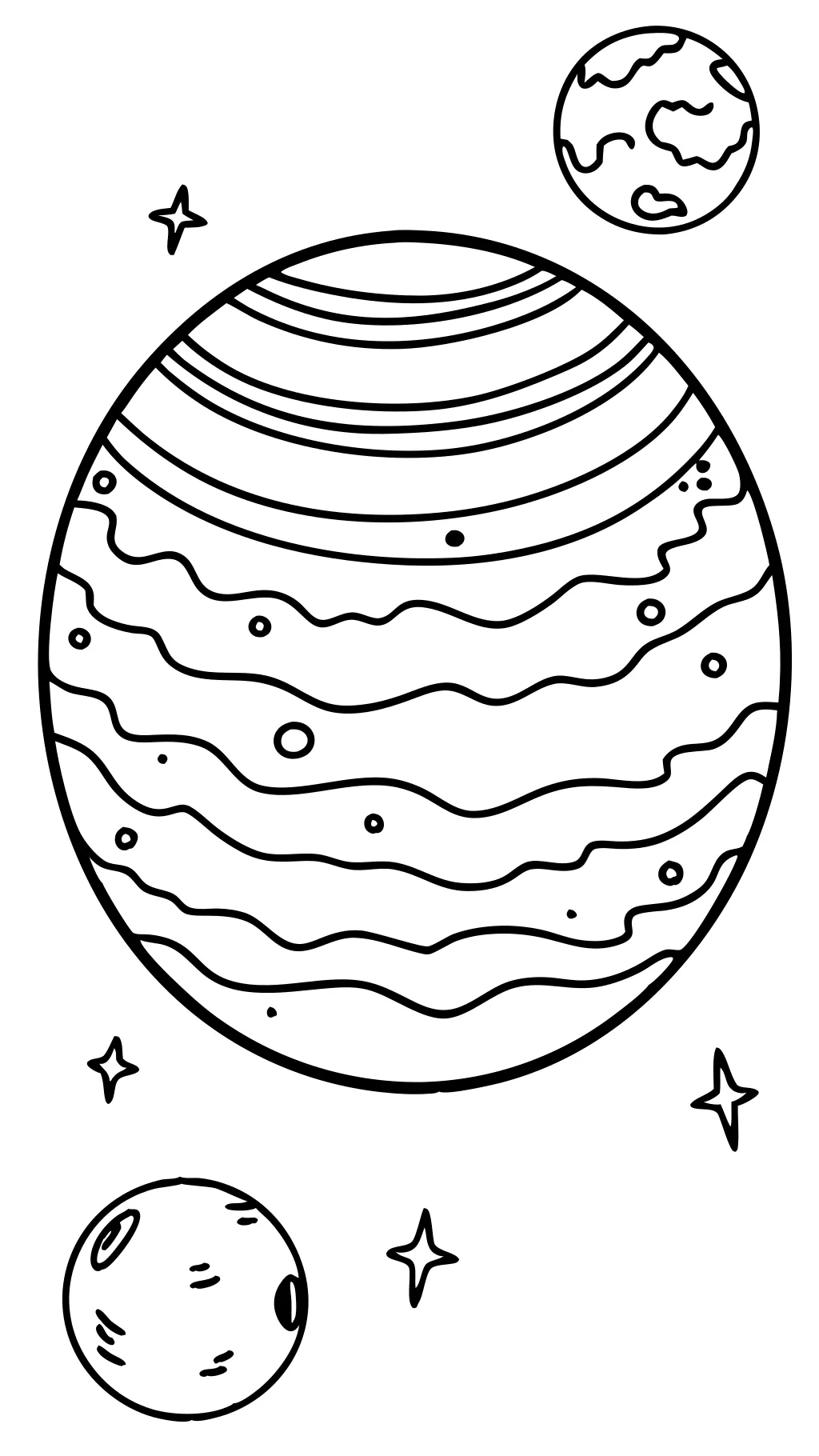 coloriage planète Vénus